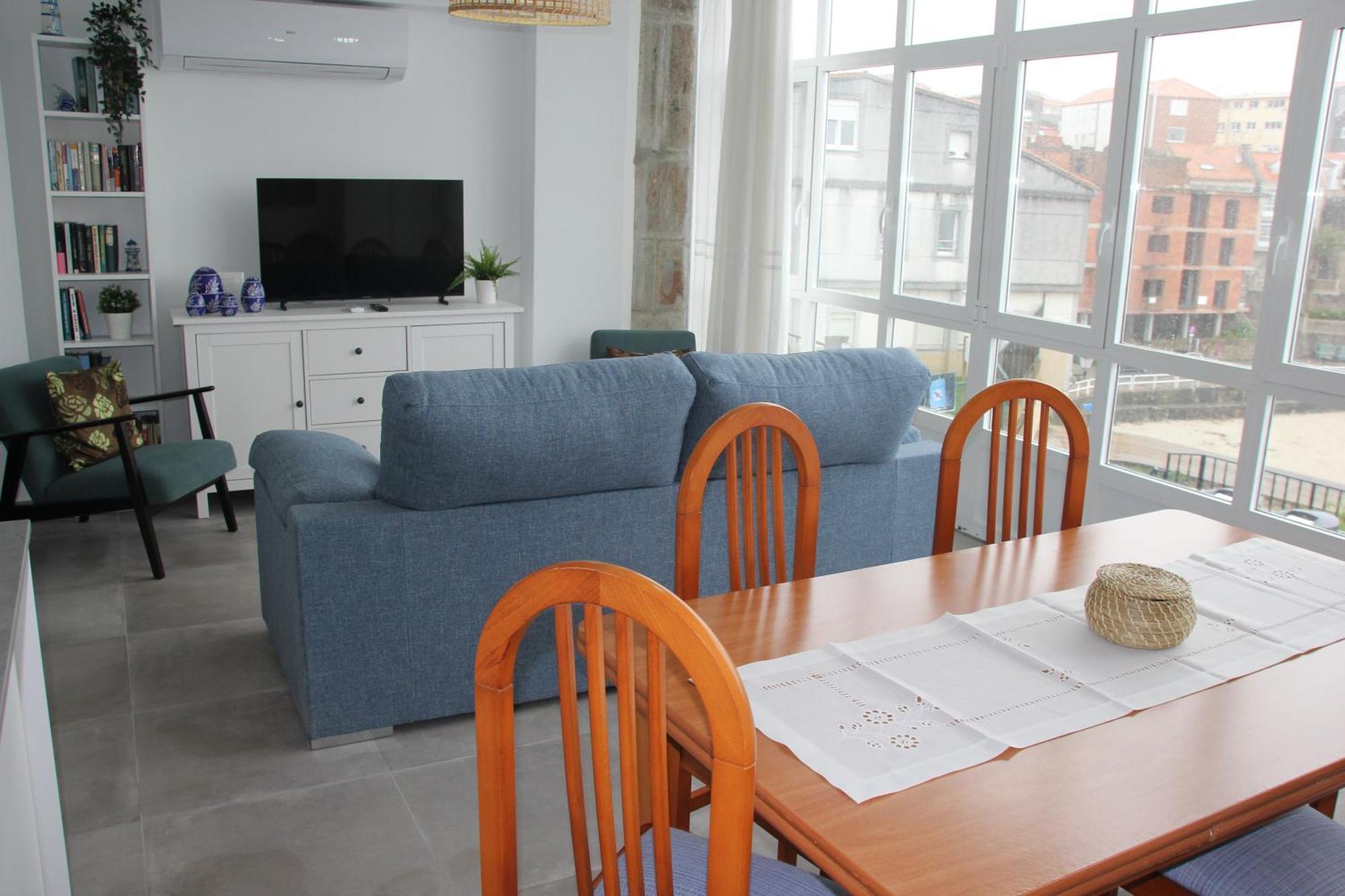 Mirador Playa Ribeira - Fisterra Appartement Buitenkant foto